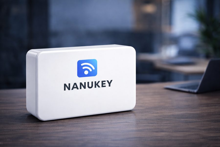 Nanù Box, il modulo che si collega al citofono dell'appartamento